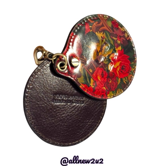 New Patricia Nash 2 Pc. In Golden Rustic Forest Wallet and Mirror Set P886400 - Picture 3 of 16